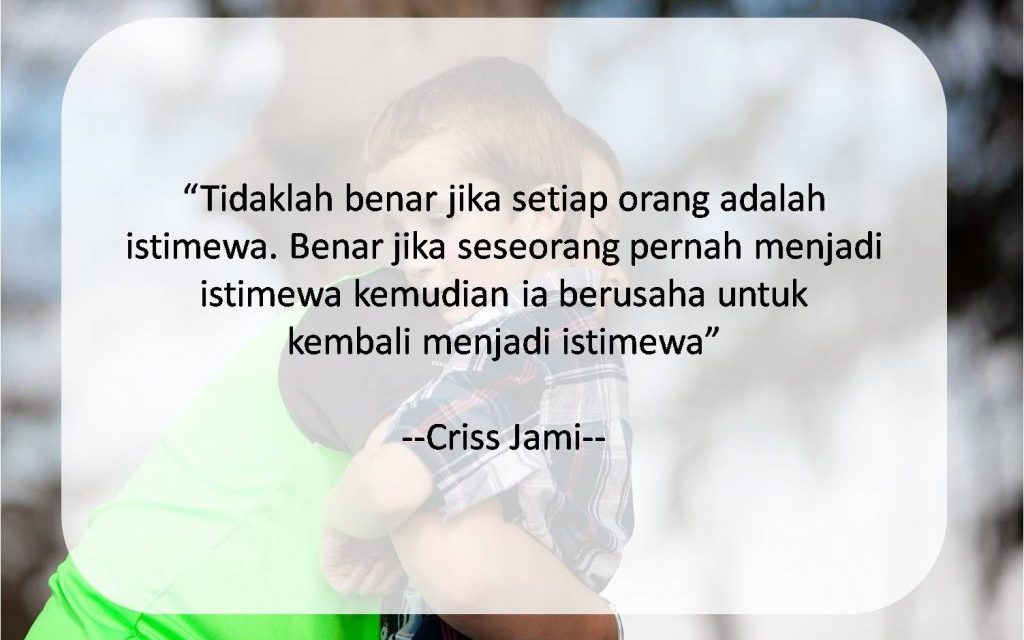 MERASA MENJADI ORANG TUA ISTIMEWA